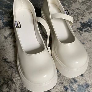 White Polly Pocket Heels